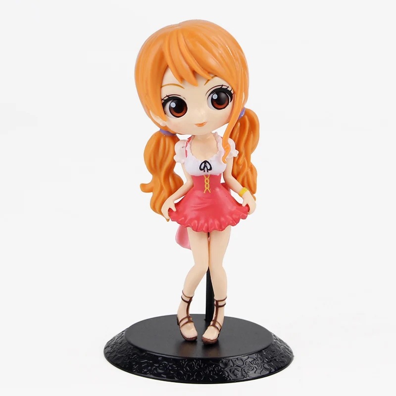 Style 4 opp bag 10 стилей 11-15 см одна деталь Qposket Q версия куклы Nami Nefeltari Reiju Shirahoshi коала Боа Хэнкок ПВХ Коллекционная модель игрушки - Цвет: Style 4 opp bag