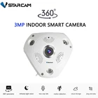 Видеорегистратор Vstarcam 360 с функцией ночного видения и поддержкой Wi-Fi