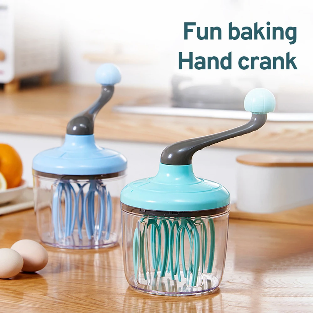 

New Kitchen Stirrer Household Manual Small Egg White Mixer Semi-automatic DIY Butter Machine Egg Beater Kitchen Tool Accessories