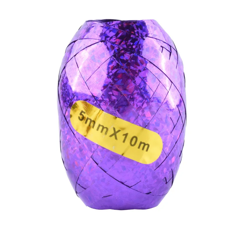 

5mm*10m Colorful Aluminum Foil Balloon Rope Balloon Ribbon Wedding Birthday Party Balloon Decoration Fixed Beautification Tool