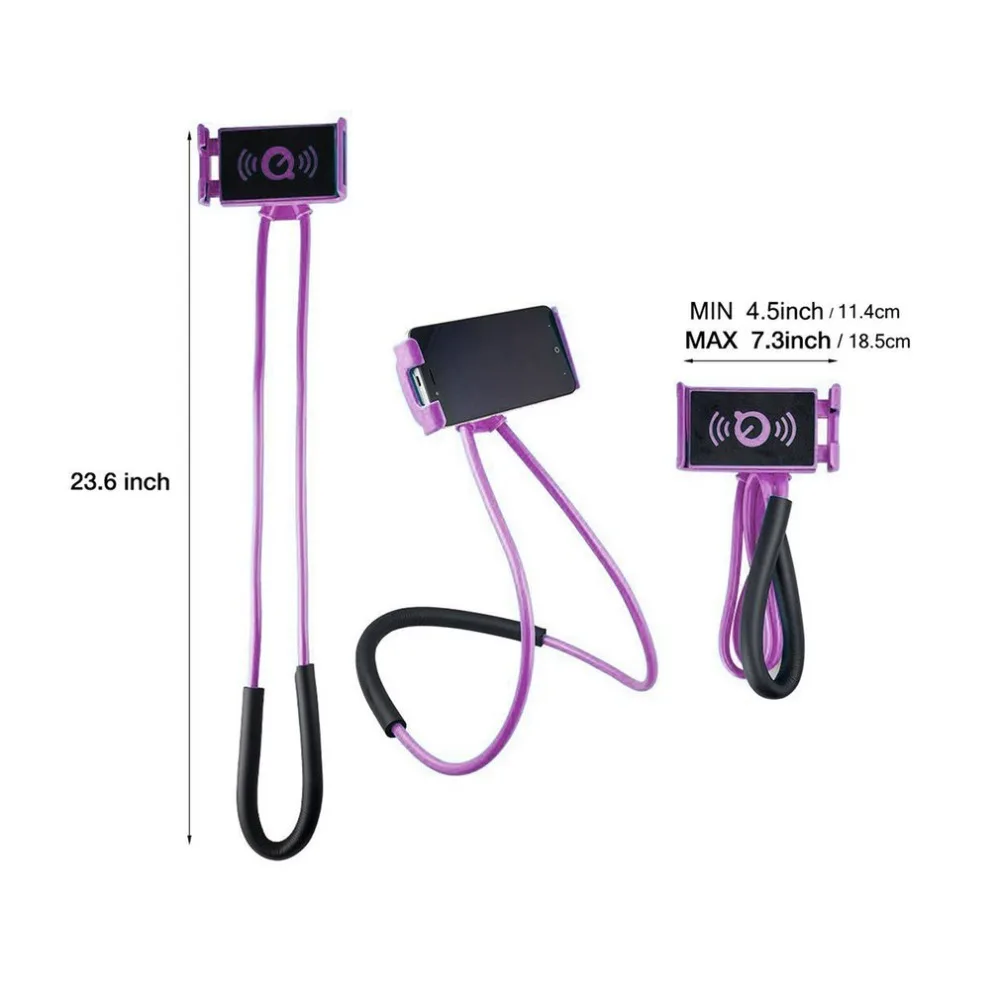 Держатель для телефона Lazy Neck подставка iPhone стол вращение на 360 градусов