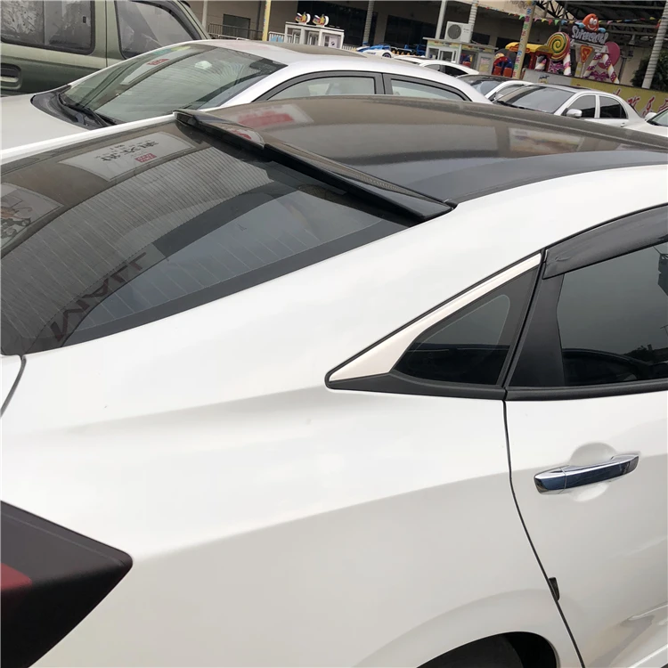 Спойлер на крышу для HONDA Civic 2016-2018 высококачественный автомобильный спойлер из