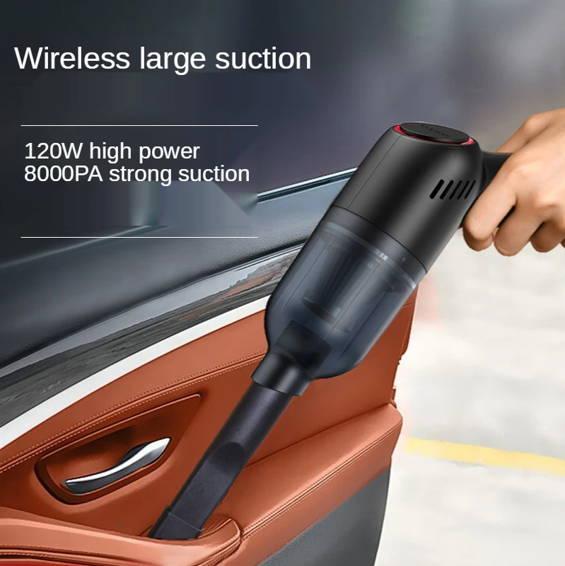 

Wireless Car Vacuum Cleaner 8000Pa Cordless Handheld Auto Vacuum Home & Car Dual Use Mini Vacuum Cleaner With Built-in Battrery
