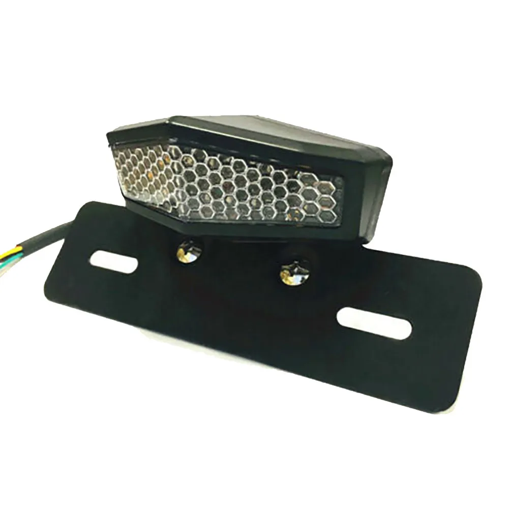 

Waterproof LED 12V Tail Light Brake Lamp License Plate Motorcycle Turn Signals