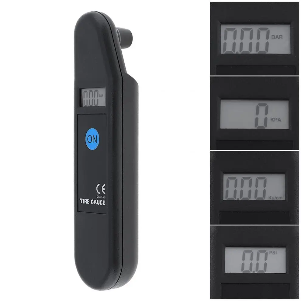 Портативный ABS прецизионный электронный цифровой измеритель давления в шинах