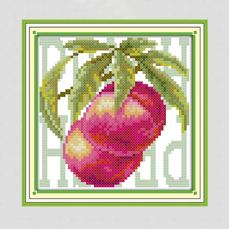 Набор для вышивки крестиком Joy Sunday с изображением апельсинов яблок фруктов 11 и 14