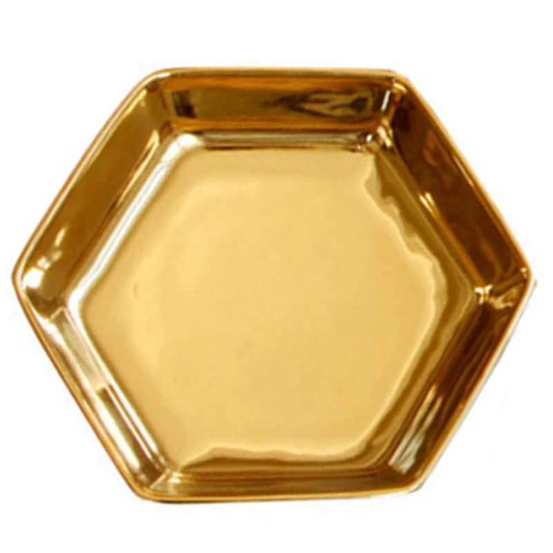 

Золотой Керамика ювелирные изделия поддон для хранения лоток для хранения ювелирных изделий