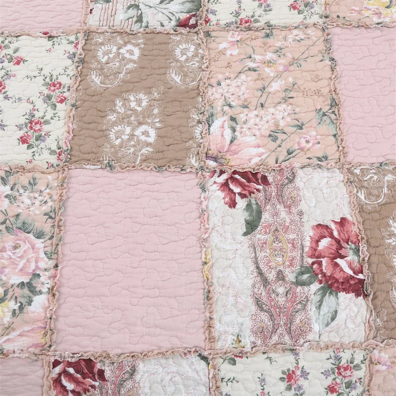 للبيع CHAUSUB الصيف المفرش على السرير لحاف من القطن 1 قطعة اليدوية خليط كوفير التوأم حجم 150*200 سنتيمتر أريكة مبطن بطانية