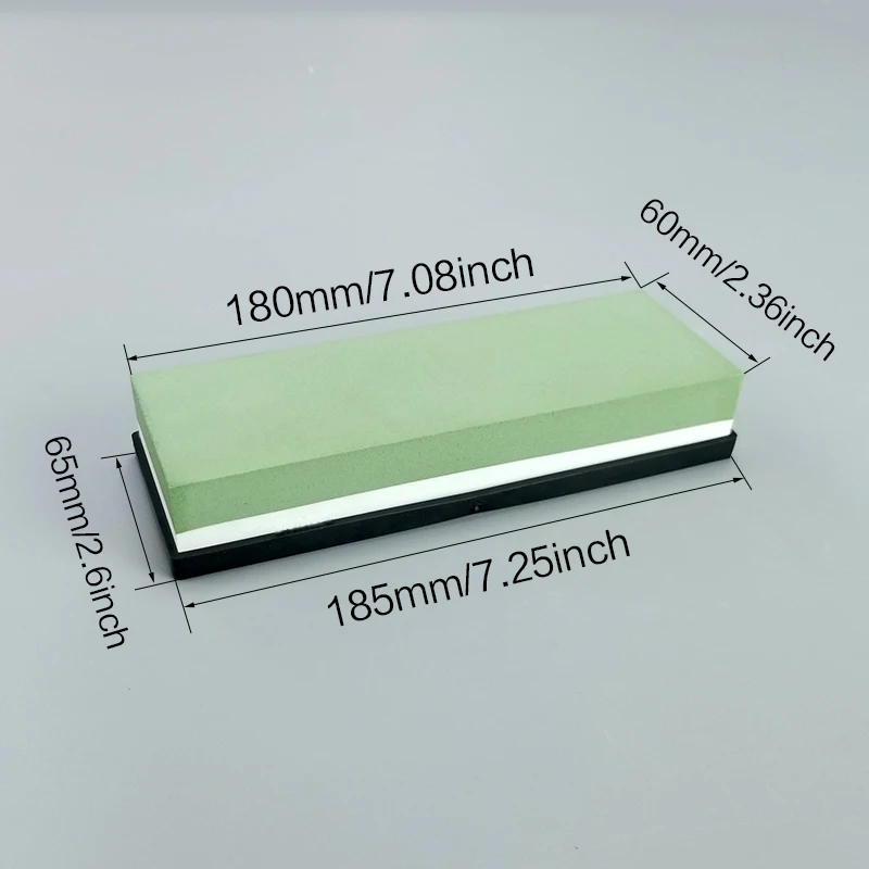 

Double-sided 400/1000 grit white corundum sharpening stone professional kitchen knife sharpener terrazzo grinding knife system