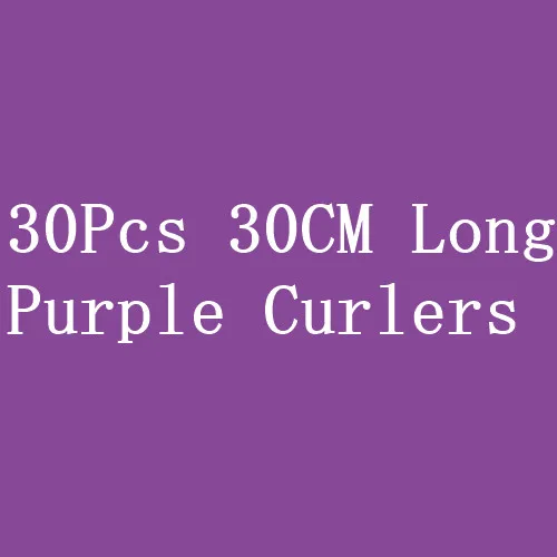 30PCS 30 CM LONG 30 шт. в упаковке 25 см/30 см/45 см/50 см/60 см Волшебные длинные бигуди для волос спиральные Колечки рычаги бигуди для волос парикмахерский инструмент - Цвет: 30PCS 30 CM LONG