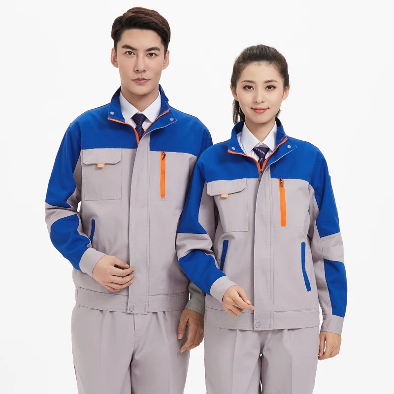 Комплект одежды из 100% хлопка для мужчин и женщин куртки брюки механический