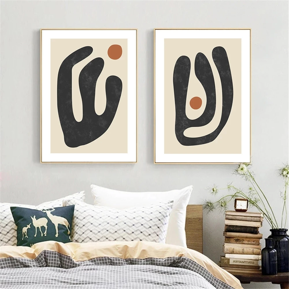 

Abstract Sun Art Canvas Poster Matisse Vintage Wall Art Painting Minimalist Print Nordic Wall Pictures Living Room Home Decor