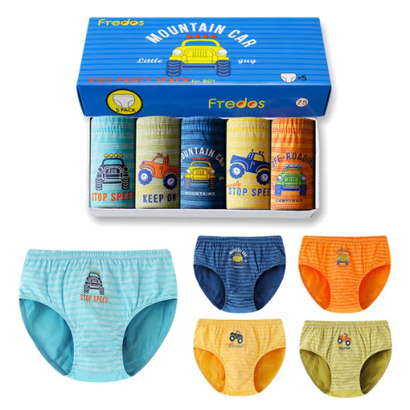

5pcs/lot Cartoon Baby Boys Underwear Kid Panty Cartoon Underpants 100% Cotton Girls Underpant Panties Children Unisex Underwear