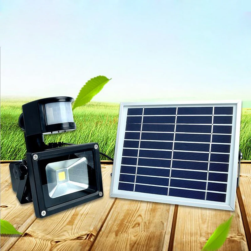 

20pcs/lot LED Solar Garden Light PIR Motion Sensor Waterproof IP65 10W Wall Lamps Outdoor Emergency Lamp Led Floodlight