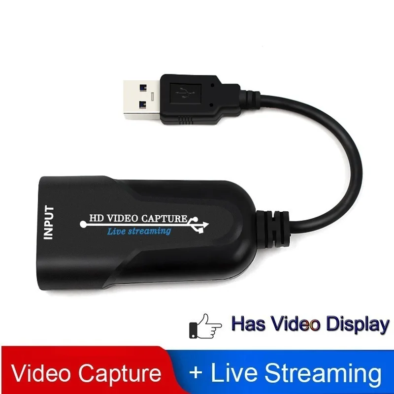

Сверхскоростная плата захвата видео 4K USB 3,0 на HDMI 1080p60, коробка захвата кадра, драйвер, бесплатный диктофон OBS