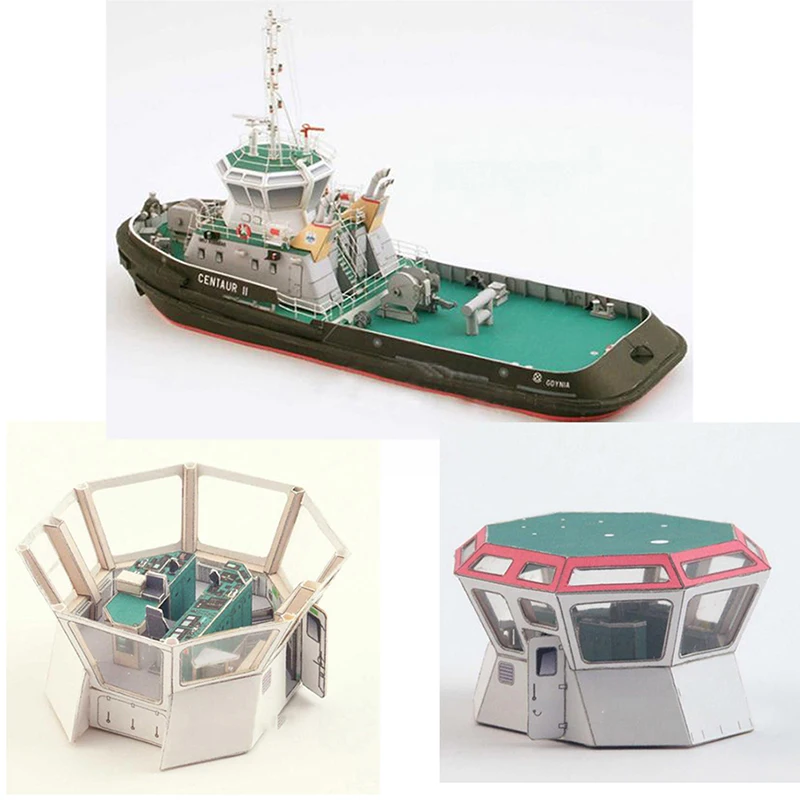 1:100 полированная буксировочная лодка Centaur II для самостоятельной сборки набор
