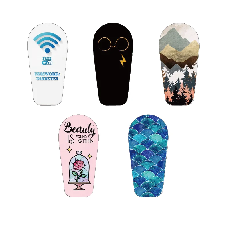 Dexcom G6 Рождественская тема предварительно вырезанные клейкие патчи передатчик