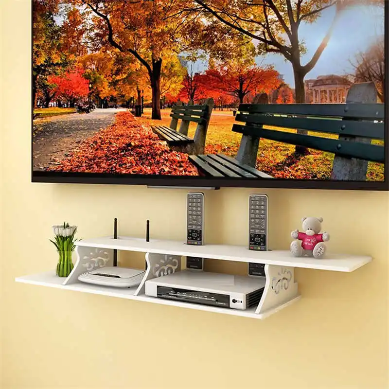 

Контейнер-органайзер для хранения и хранения телевизора, деревянный Органайзер