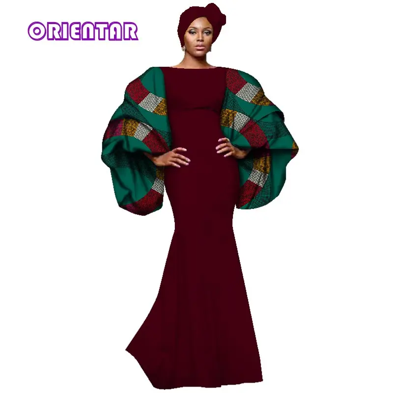 Платье женское длинное с принтом пикантное вечернее Макси платье большим