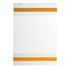 Карманы информационные самоклеящиеся PS-T, вертикальные, КОМПЛЕКТ 10 шт., ПЭТ, толщина 0,3 мм