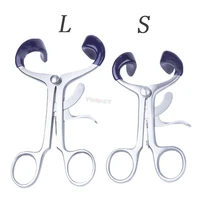 1pcs stainless steel dental mouth retractor ls size orthodontic oral opener with silicone pad autoclavable mouthpiece new type