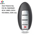 Пульт дистанционного управления для автомобиля KEYECU 5WK49609, 4 кнопки, 433,92 МГц, чип ID46 для Nissan Maxima 2008, 2009, 2010, 2011, 2012, 2013, 2014, 15