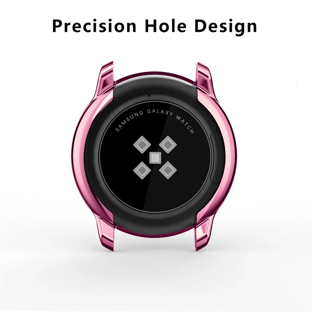 Мягкий защитный чехол для экрана для samsung Galaxy Watch Active SM-R500, тонкий ТПУ, полное покрытие, защитная рамка, бампер, аксессуары