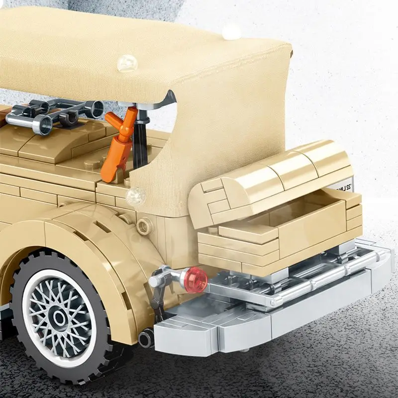 

841pcs SEMBO BLOCK High-Tech Retro Car Building Blocks Moc Bricks Classic Cars Car Model Creator Toys Gifts For Kids Toys Boy
