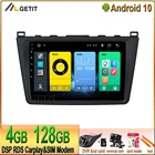 Автомобильный GPS-навигатор CARPLAY, 2 din, Android 10, 4G + 128G, 9 дюймов, для Mazda 6 2007, 2008 - 2012