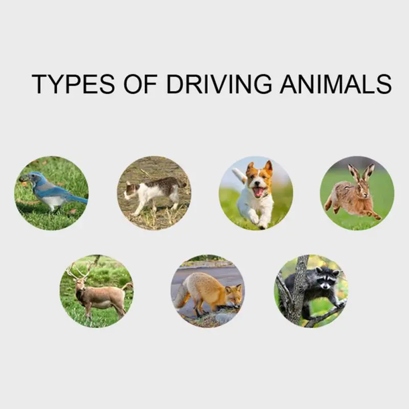 

Waterproof Motion Sensor Ultrasonic Animal Repeller Solar Powered For Bat Mouse Squirrels Racoon Groundhog Outdoor & Yard