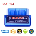 Автомобильный диагностический сканер Elm327 Obd2, считыватель кодов с Bluetooth V1.5, для Android и Windows систем