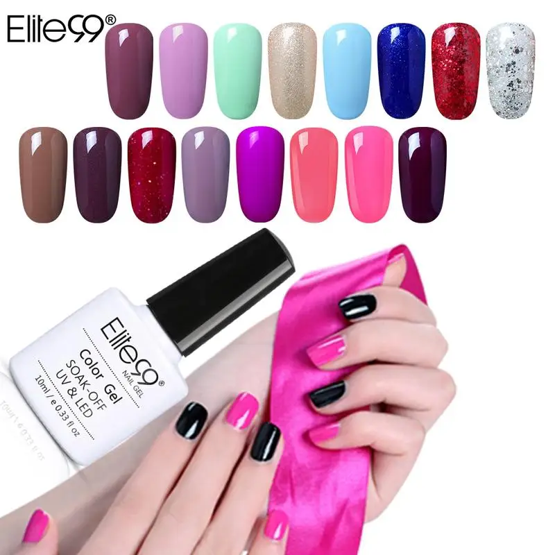 Elite99 УФ гель быстро сохнут Лаки основа для ногтей пальто Применение с лаки