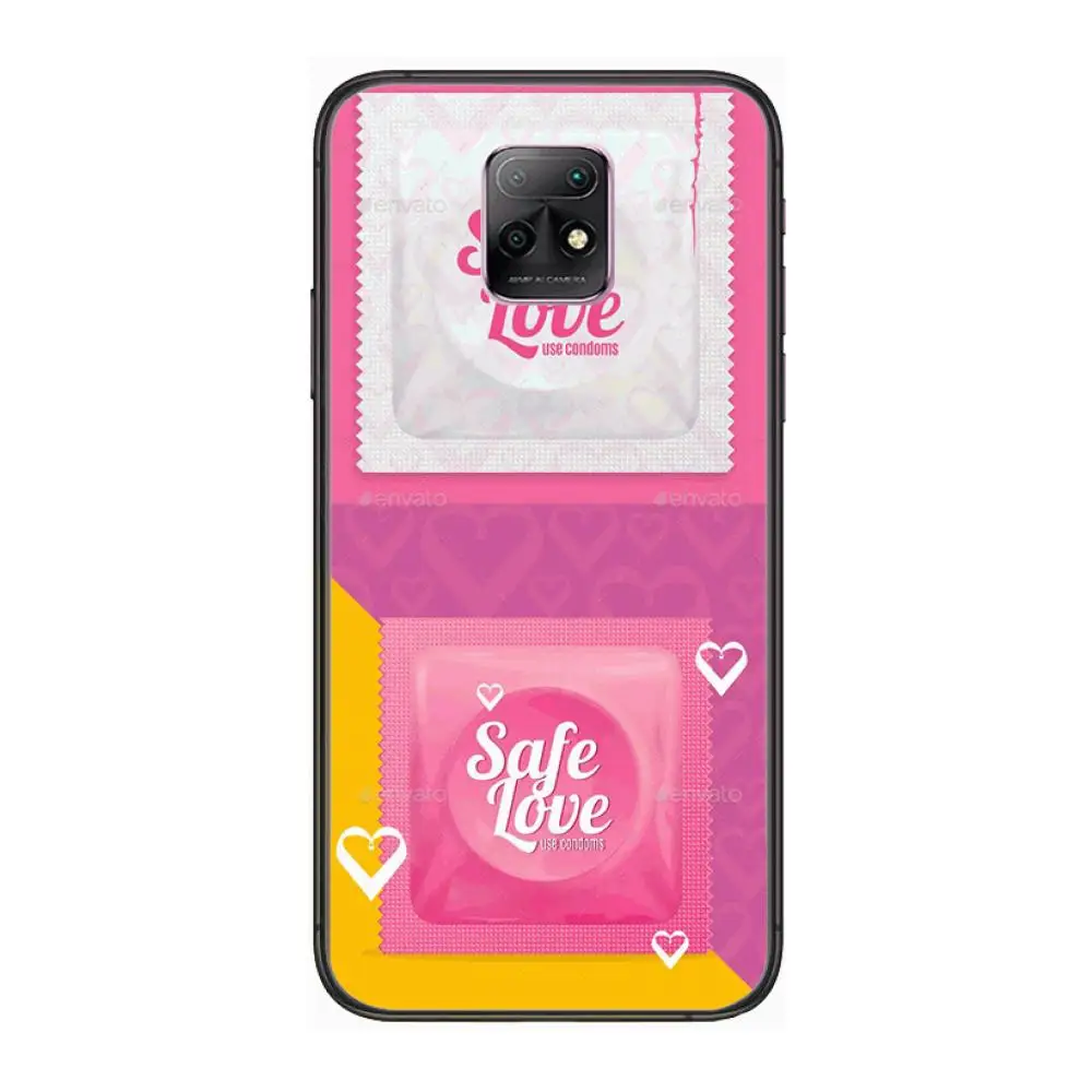 

Protection D-Durex Phone Case For XiaoMi Redmi 10X 9 8 7 6 5 A Pro S2 K20 T 5G Y1 Anime Black Cover Silicone Back Pretty