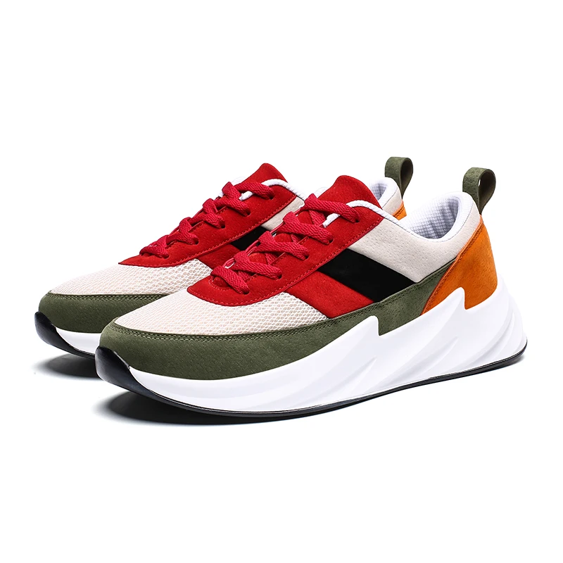 Мужские кроссовки из сетчатого материала Chaussure Homme в стиле пэчворк Лоферы для