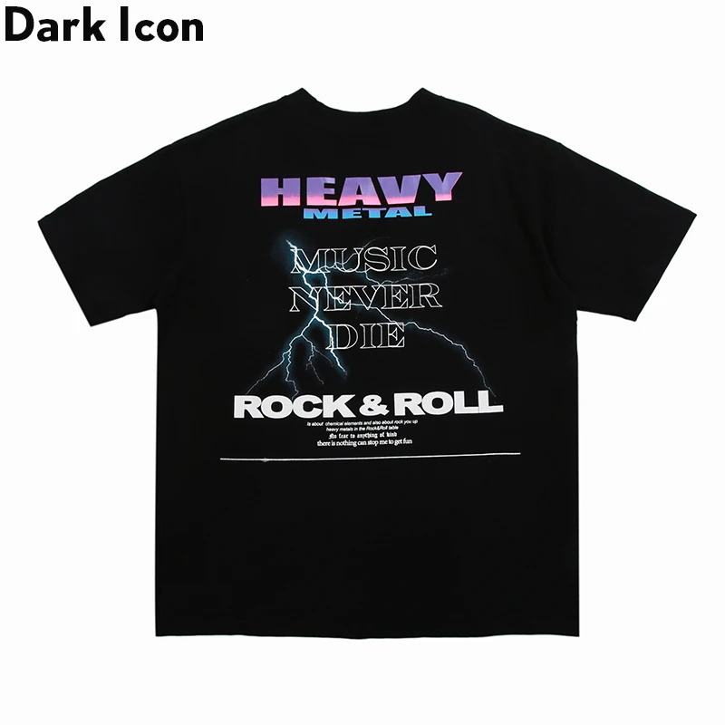 Футболка в стиле хип хоп Dark Icon футболка с вырезом лодочкой для мужчин и женщин на