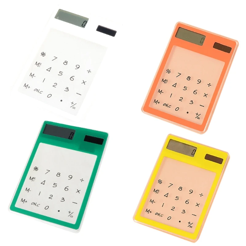 Ультратонкий мини-калькулятор на солнечной батарее с ЖК-дисплеем | Компьютеры и