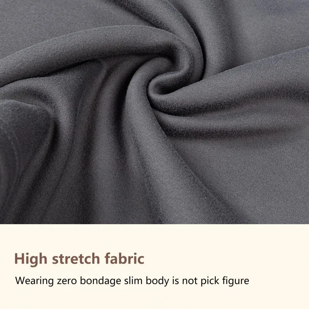 

Thermal Trendy Casual Men Vest Soft Autumn Vest High Elasticity for Inner Wear