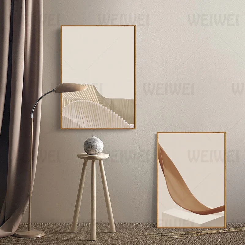 

Nordic Style Home Decoration Painting Low Saturation Tone Living Room Canvas Painting Spherical Object Coffee Shop Wall Poster