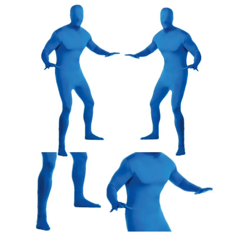 New Year Costumes Stealth Suit Onesie Suits Stage Black Man Invisibility Cloak Show Performance Jumpsuits |