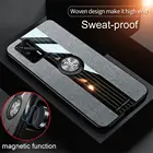 Тканевый чехол для Oppo Realme GT Master Edition, автомобильный Магнитный чехол с кольцом-подставкой