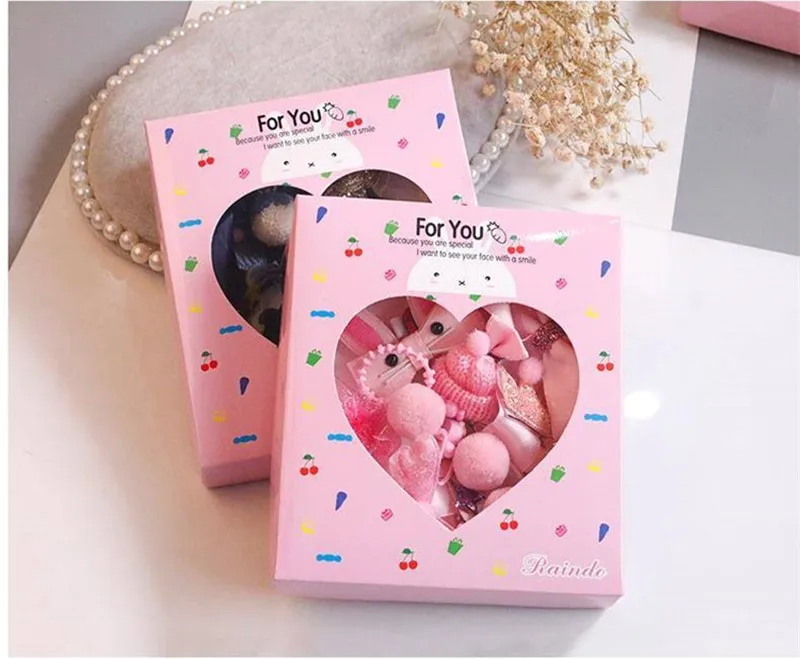 

New children's hair accessories Korean mini cute hair ring multiple headbands and accessories hair accessories hair clip set