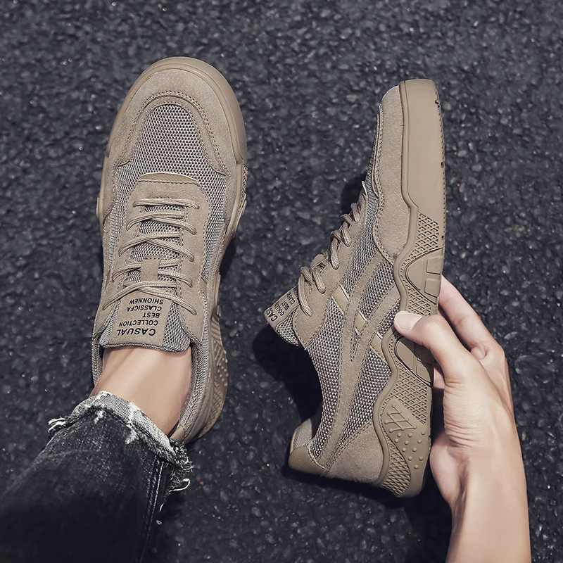 Новинка сезон осень мужская повседневная обувь дышащая износостойкая удобные