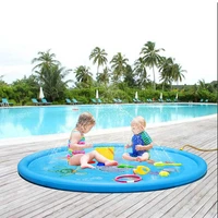 hot 170cm kids inflatable water spray pad round water splash play pool playing sprinkler mat yard outdoor fun pvc swimming pools