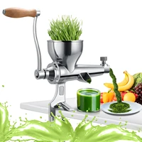 vogvigo wheat grass juicer wheat grass hand squeegee stainless steel for grass fruit and vegetable