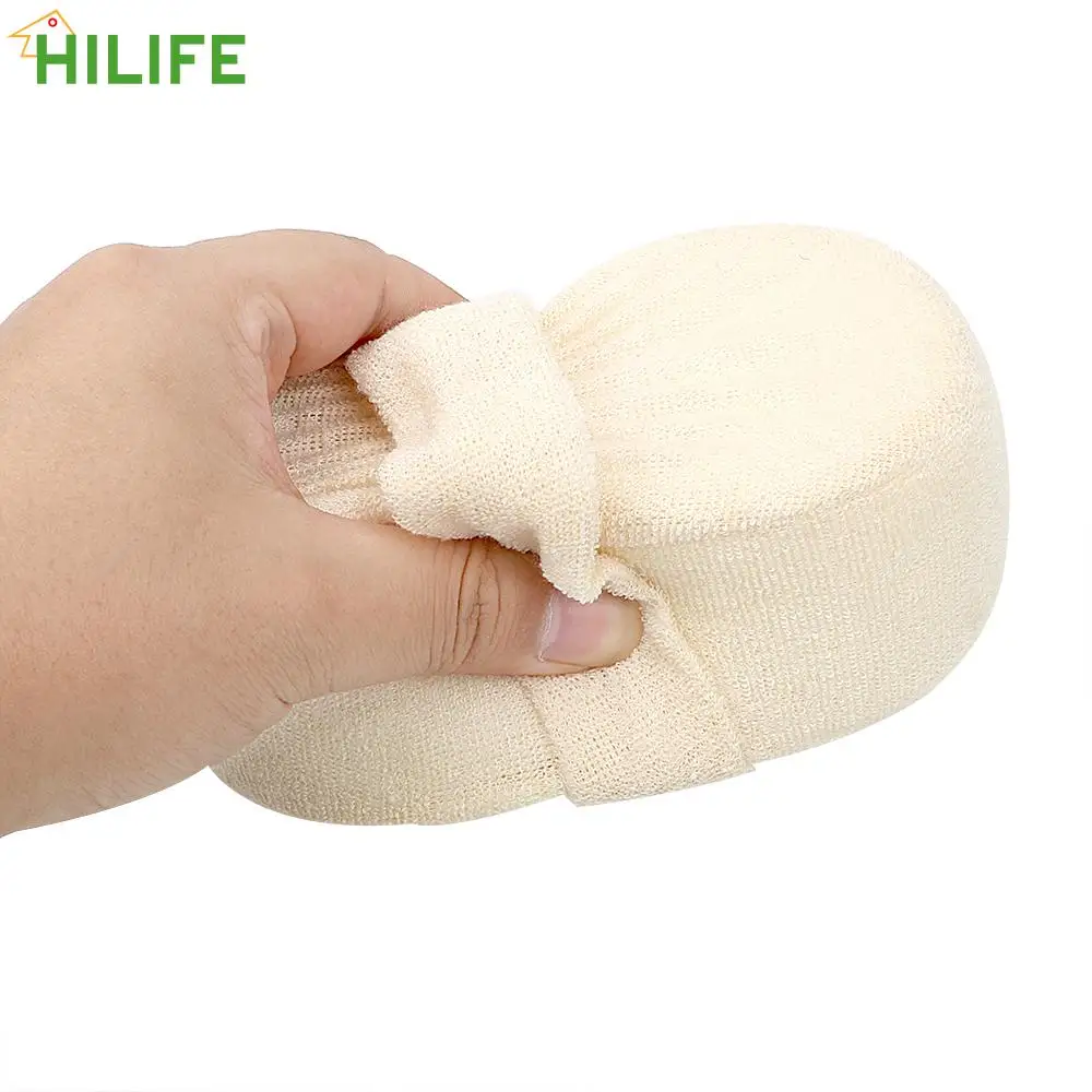 

Щетка для ванны, из натуральной люфы, отшелушивающая, для удаления загрязнений, губка для душа, Массажная щетка