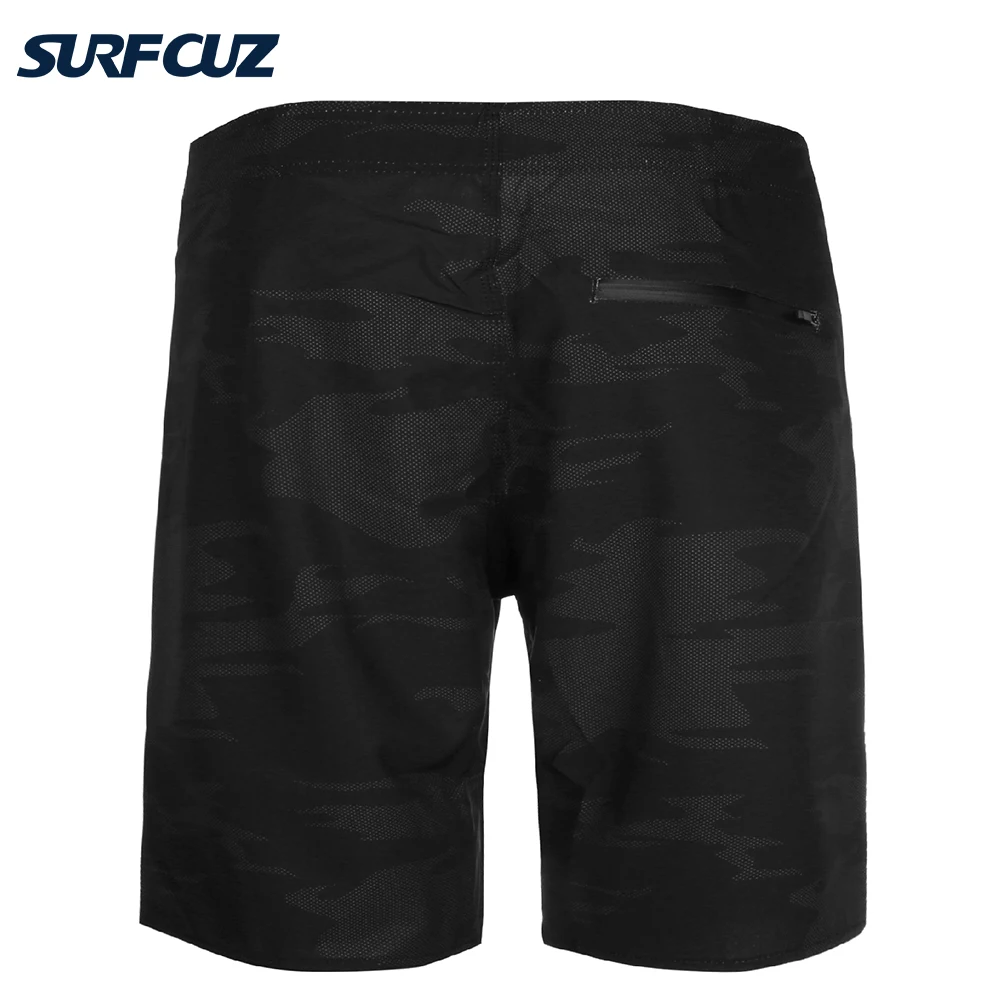 SURFCUZ летние мужские пляжные шорты 4-стороннее растяжение для серфинга Drawstring