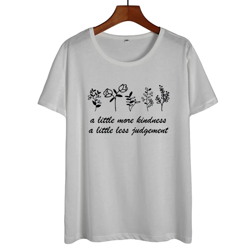 Забавная футболка с надписью A Little More Kindness Less принтом Crazy Plant Lady топы для