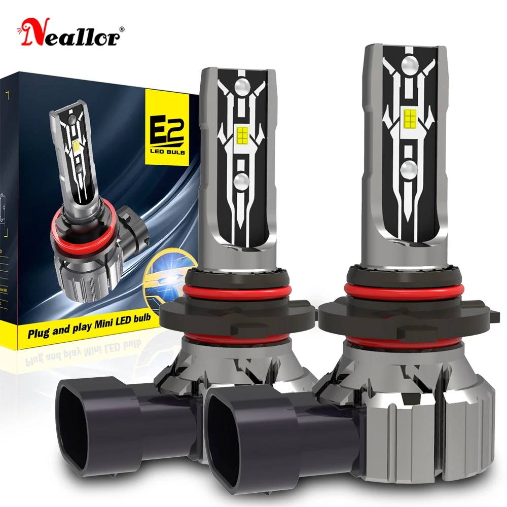 

2X H4 9003 HB2 H11 H9 H8 9006 HB3 9005 HB4 9012 HIR2 High Quality LED Auto Fog Lamp Car Anti Fog Light Bulb Foglamps 6000K White