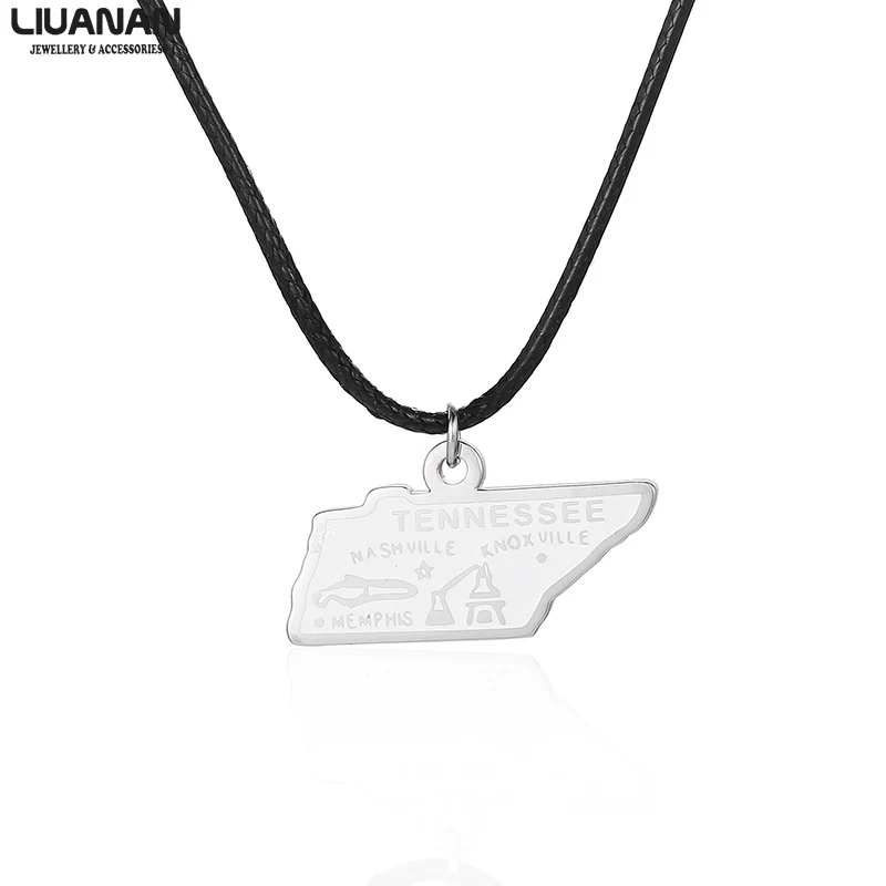 

Fashion Geometric World Map Necklace&Pendants Choker Jewelry for Women Girl Stainless Steel Pendant Necklace Gift Globetrotter
