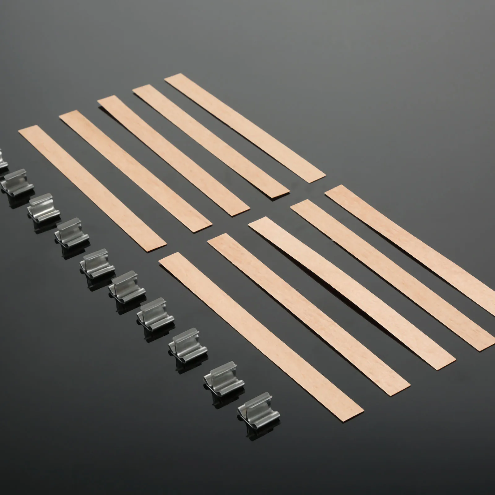 

10 wick +10 stand 20Pcs/set DIY Candle Making Supplies Candle Core Wooden Candle Wicks with Iron Candle Wick Stands Holders